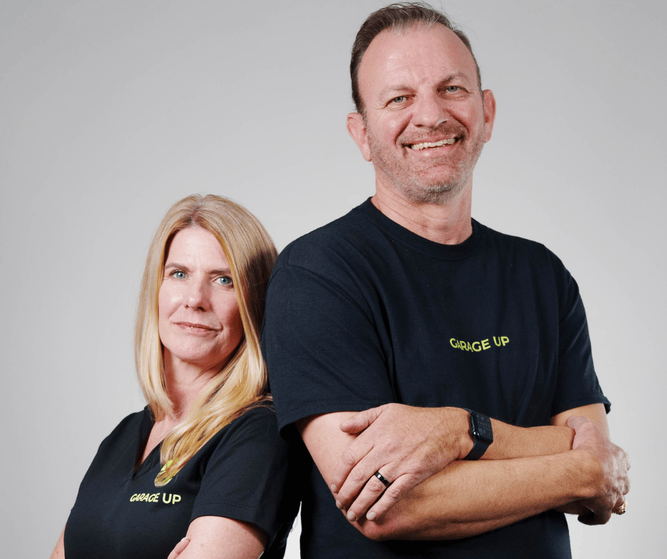 a headshot of Garage Up Central Austin owners Pam & Danny